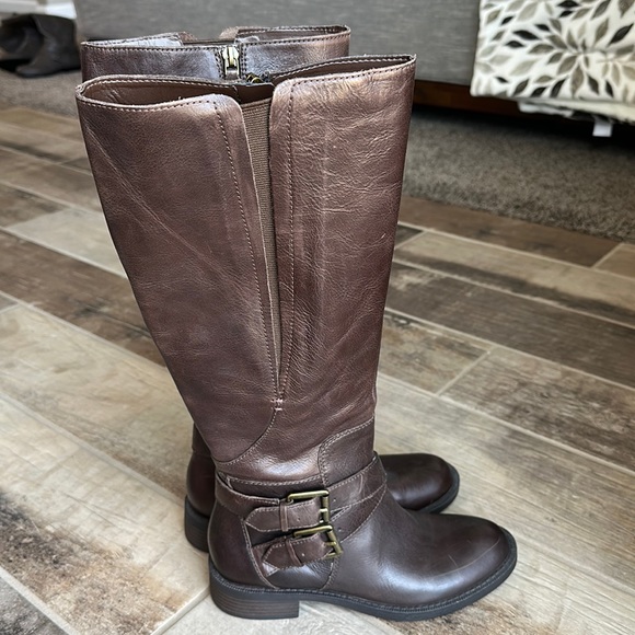 Enzo Angiolini Scarly Wide Calf Boots Size 6 - Picture 1 of 7